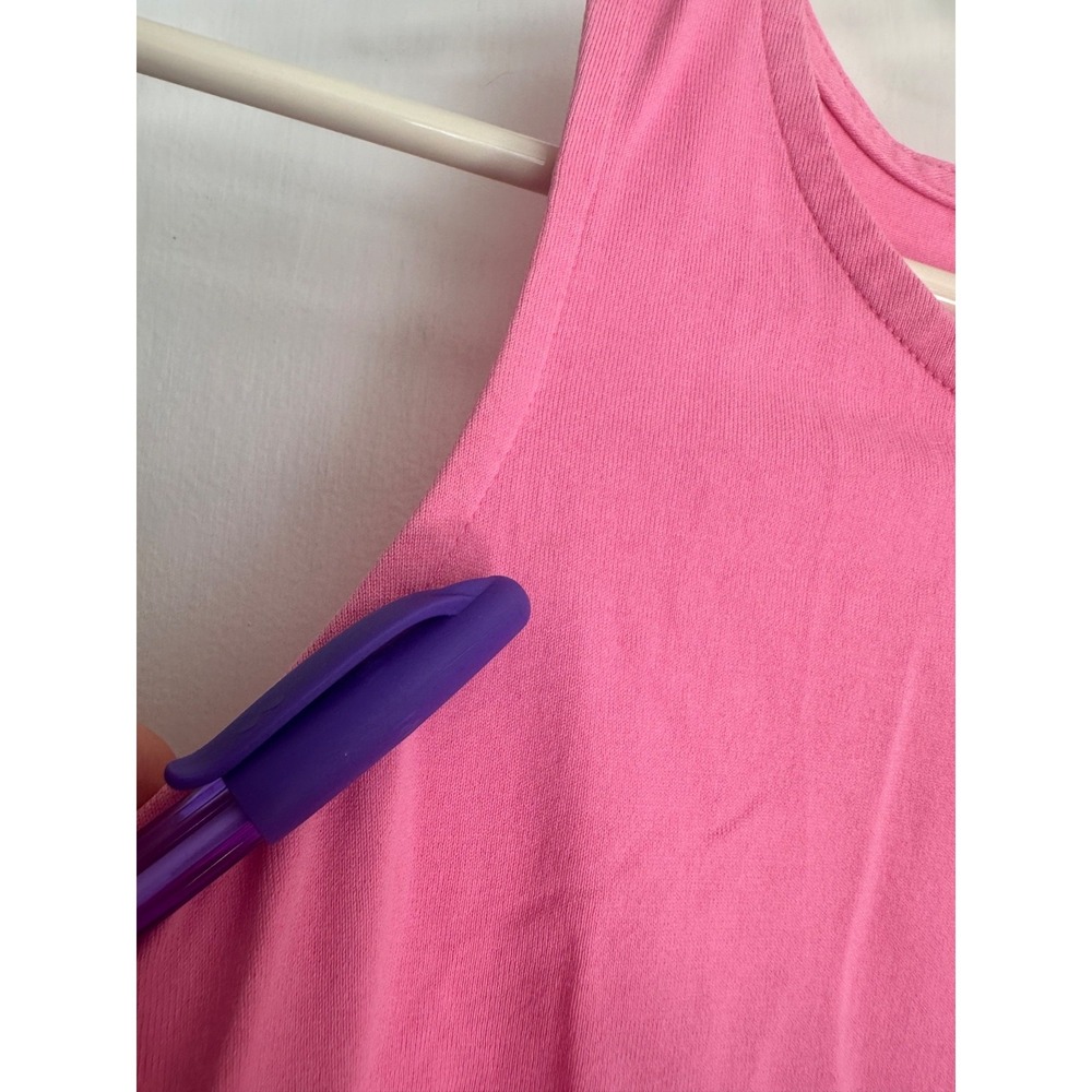 Hanna Andersson Size 130 7-8 Pink Sleeveless Racer Back Love to Twirl Dress - Picture 6 of 7